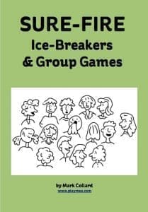Front cover of free ebook called Sure-Fire: Ice-Breakers and Group Games, by Mark Collard